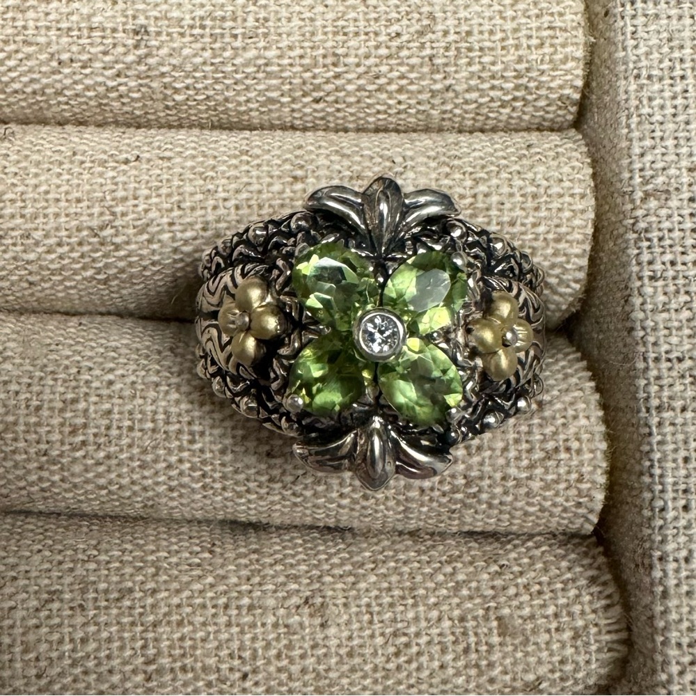 Barbara Bixby Ring with Peridot